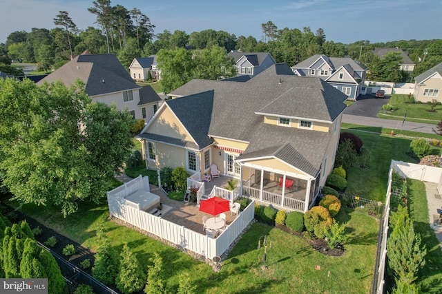 156 E Buckingham Dr, Rehoboth Beach, DE 19971 - aerial perspective of suburban area