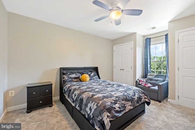 20736 Ashburn Station Pl, Ashburn, VA 20147 - carpeted bedroom featuring baseboards and ceiling fan