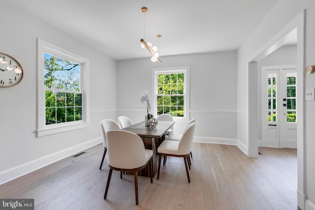 6818 Connecticut Ave, Chevy Chase, MD 20815 - dining area with wood finished floors