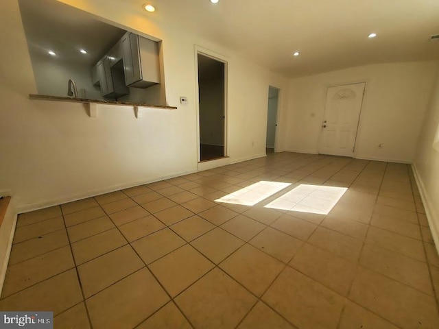 129 Haines St, Browns Mills, NJ 08015 - tiled spare room with recessed lighting