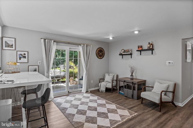 703 Wharton Rd, Mount Laurel, NJ 08054 - home office with wood finished floors and baseboards
