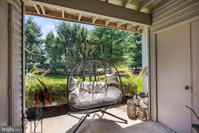 703 Wharton Rd, Mount Laurel, NJ 08054 - view of patio / terrace featuring view of scattered trees