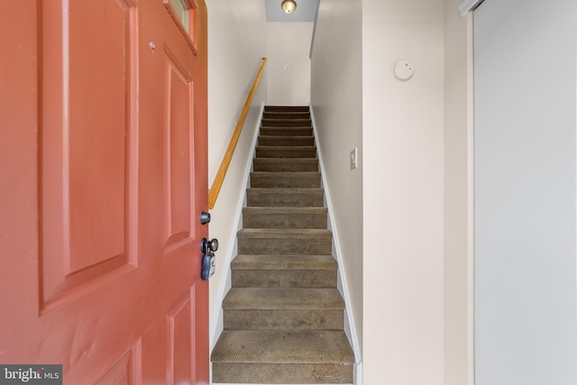 2802B Yarmouth Ln, Mount Laurel, NJ 08054 - stairway with carpet flooring