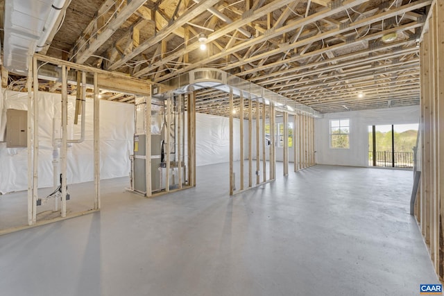 103 Laconia Ln, Charlottesville, VA 22911 - basement with electric panel and heating unit