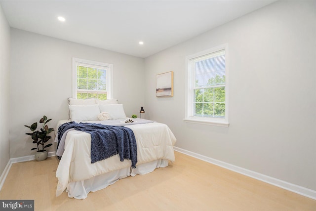 4618 Arabia Ave, Baltimore, MD 21214 - bedroom with wood finished floors and recessed lighting
