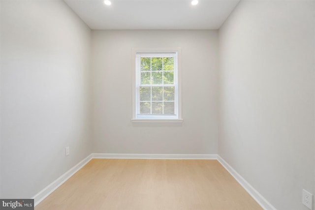 4618 Arabia Ave, Baltimore, MD 21214 - unfurnished room featuring recessed lighting and light wood-style flooring