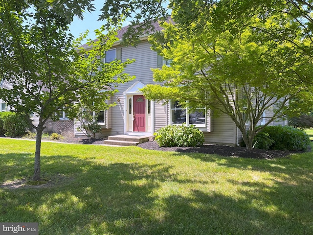 33 High Meadows Dr, Mullica Hill, NJ 08062 - view of property hidden behind natural elements with a front yard