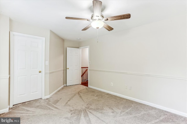 9409 Emory Grove Rd, Gaithersburg, MD 20877 - unfurnished bedroom featuring carpet and a ceiling fan