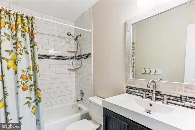 9409 Emory Grove Rd, Gaithersburg, MD 20877 - full bath featuring shower / bath combination with curtain, vanity, and backsplash