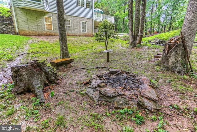 9409 Emory Grove Rd, Gaithersburg, MD 20877 - view of yard with a deck