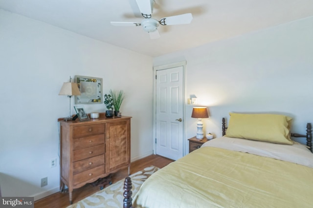 238 Winding Way Rd, Stratford, NJ 08084 - bedroom featuring wood finished floors and ceiling fan