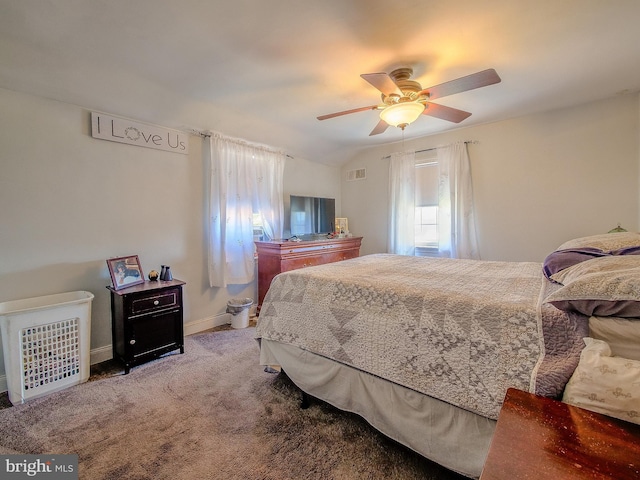 616 Glenfield Ave, Glenolden, PA 19036 - carpeted bedroom featuring baseboards and a ceiling fan
