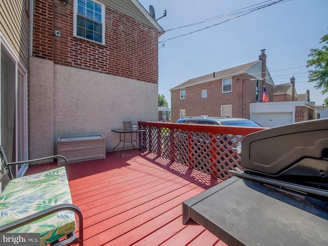 616 Glenfield Ave, Glenolden, PA 19036 - view of wooden terrace