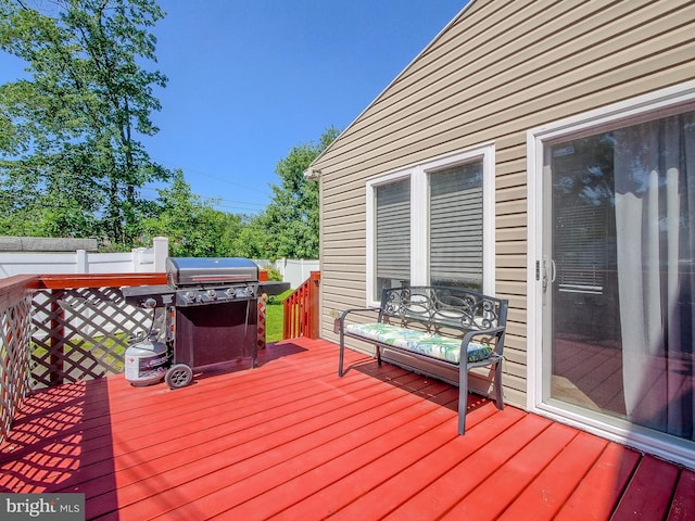 616 Glenfield Ave, Glenolden, PA 19036 - deck featuring grilling area
