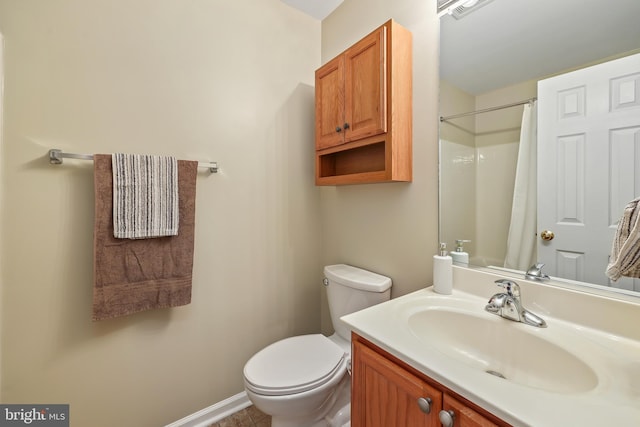 2 Evans Ln, Ruther Glen, VA 22546 - bathroom with vanity and a shower with shower curtain