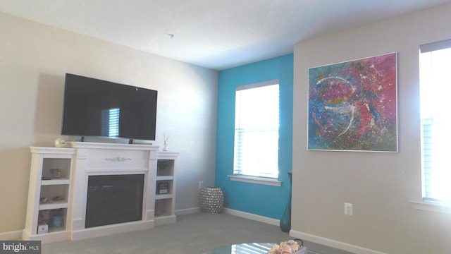12507 Olivine Ct, Hagerstown, MD 21740 - living area with baseboards and carpet flooring
