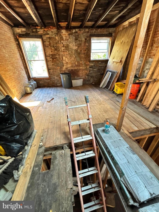 1307 Division St, Baltimore, MD 21217 - miscellaneous room with wood-type flooring