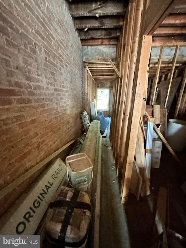 1307 Division St, Baltimore, MD 21217 - view of unfinished attic