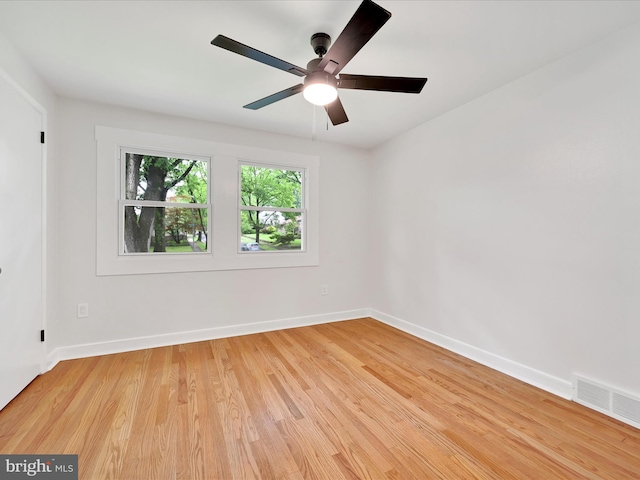1020 Wyomissing Blvd, Wyomissing, PA 19610 - empty room with light wood-style flooring and ceiling fan