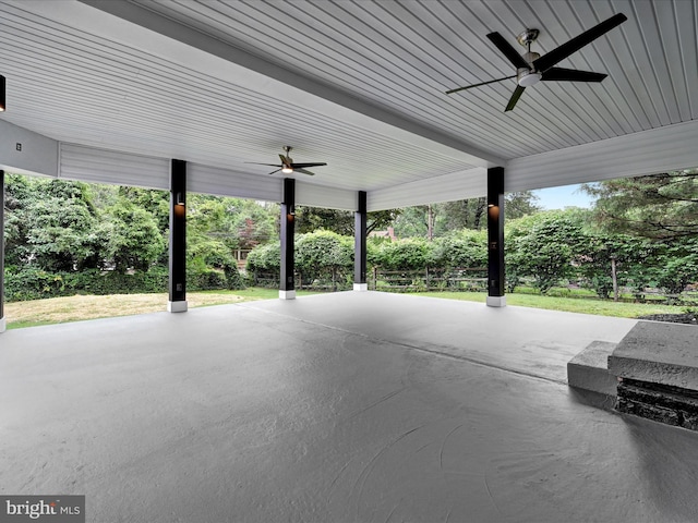 1020 Wyomissing Blvd, Wyomissing, PA 19610 - view of patio with a ceiling fan