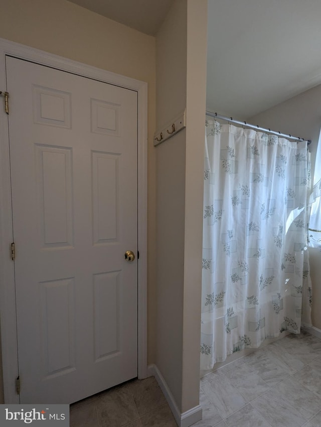 43 Helene Ct, Hamburg, PA 19526 - full bathroom with a shower with curtain and tile patterned floors