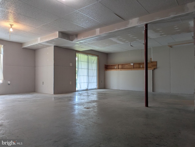 43 Helene Ct, Hamburg, PA 19526 - below grade area featuring a drop ceiling