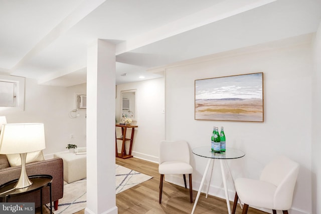 3105 17th St NW, Washington, DC 20010 - dining room with wood finished floors and recessed lighting