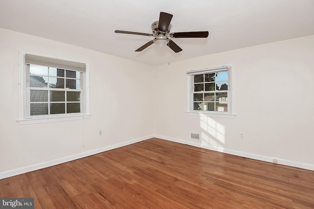 15 Constance Dr, Hamilton, NJ 08620 - spare room featuring wood finished floors and ceiling fan