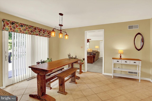 615 Beinhower Rd, Etters, PA 17319 - dining room with light tile patterned flooring and baseboards