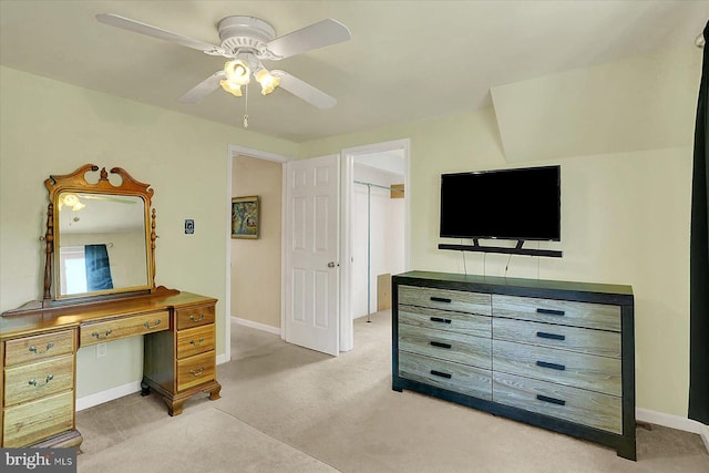 615 Beinhower Rd, Etters, PA 17319 - bedroom featuring light colored carpet, a desk, and ceiling fan
