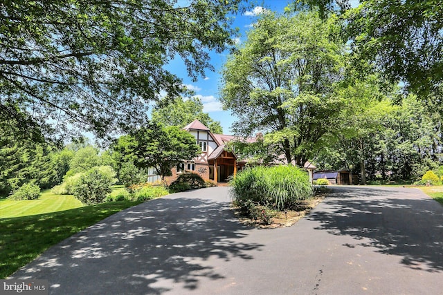 615 Beinhower Rd, Etters, PA 17319 - tudor home with asphalt driveway and a front lawn