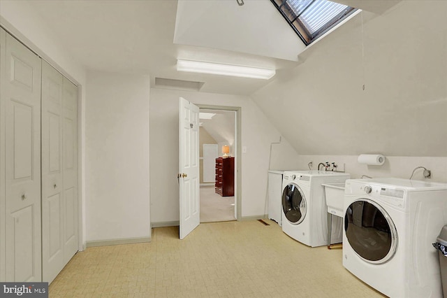 615 Beinhower Rd, Etters, PA 17319 - laundry room featuring washer and clothes dryer and light floors