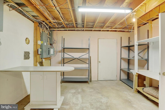 615 Beinhower Rd, Etters, PA 17319 - unfinished below grade area featuring electric panel