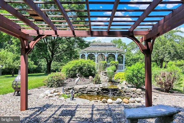 615 Beinhower Rd, Etters, PA 17319 - view of patio with a pergola and a gazebo
