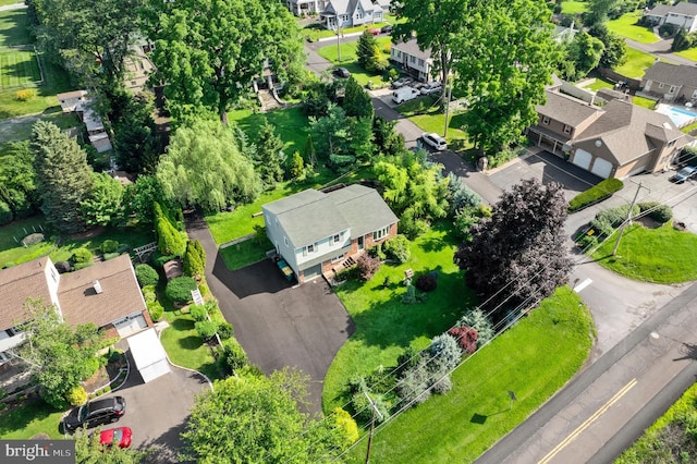 643 Comly Ave, Langhorne, PA 19047 - aerial perspective of suburban area