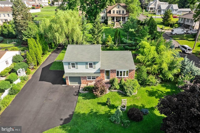 643 Comly Ave, Langhorne, PA 19047 - aerial perspective of suburban area featuring a tree filled landscape