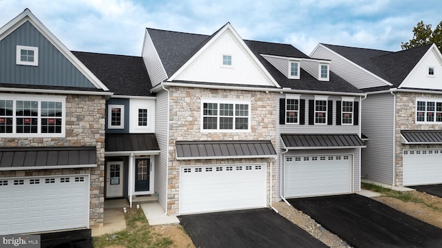 0 Spring Water Cir, Lancaster, PA 17601 - view of property with driveway, a shingled roof, and a standing seam roof