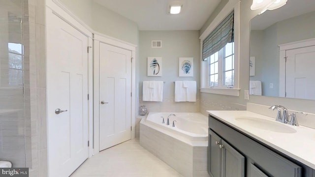 05A Weatherstone Ln, Felton, DE 19943 - full bath featuring vanity and a garden tub