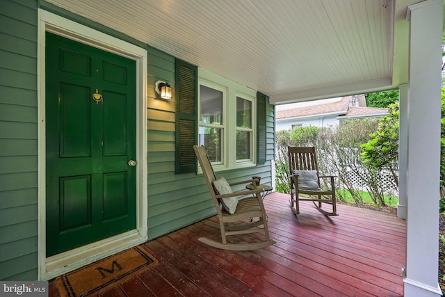 148 Reservoir Rd, Hopewell, NJ 08525 - view of wooden porch