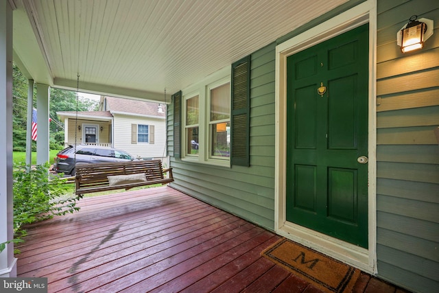 148 Reservoir Rd, Hopewell, NJ 08525 - view of wooden porch