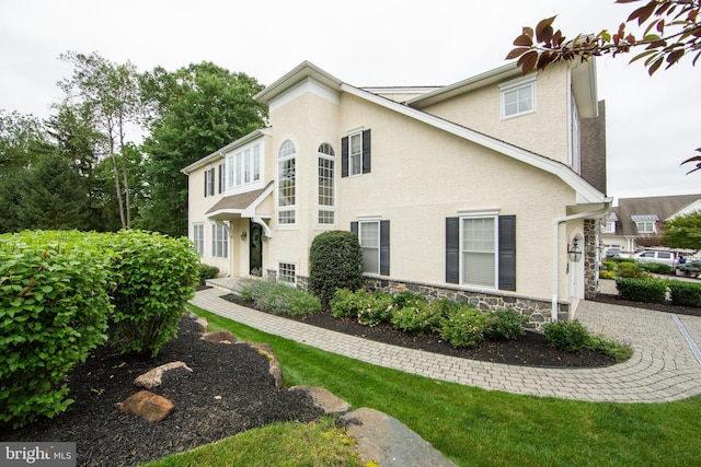 231 Caleb Dr, West Chester, PA 19382 - view of front of house featuring stone siding