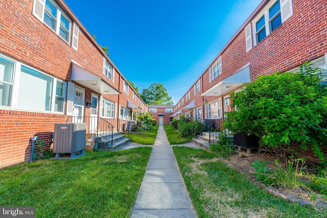 410 Main St Unit 9, Laurel, MD 20707 - surrounding community with a lawn and a residential view