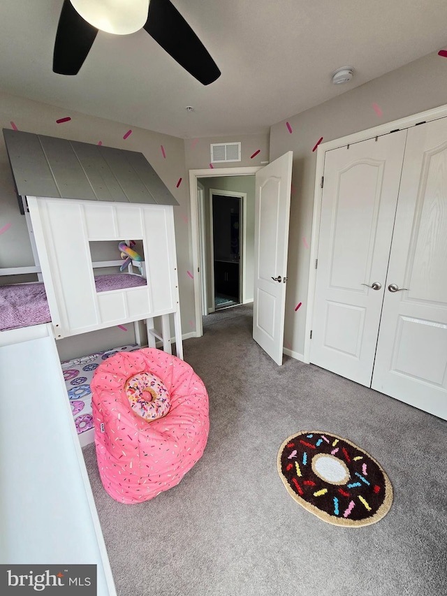 921 Sandy Run Rd, Baltimore, MD 21220 - bedroom featuring carpet floors and ceiling fan