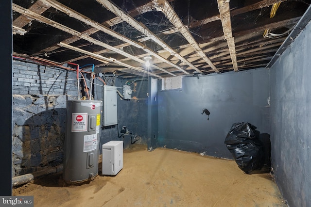 3567 Joyce St, Philadelphia, PA 19134 - below grade area featuring water heater and electric panel
