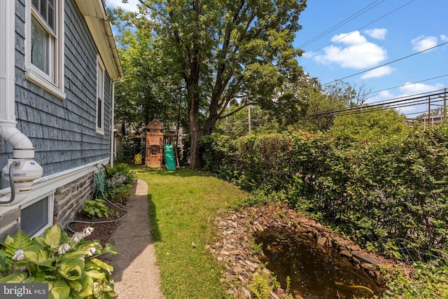 101 Cliff Ter, Wyncote, PA 19095 - view of green lawn with a playground
