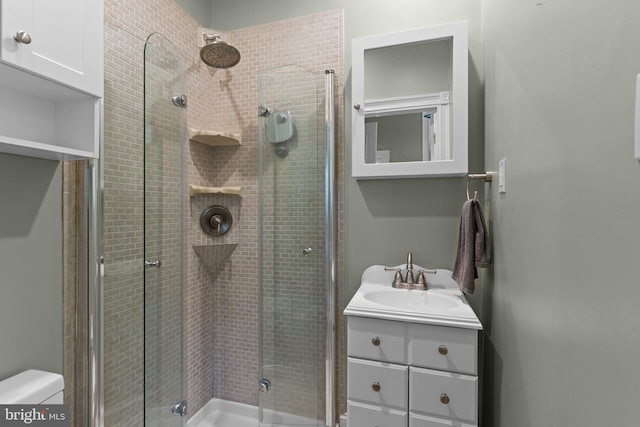 101 Cliff Ter, Wyncote, PA 19095 - bathroom featuring a shower stall and vanity