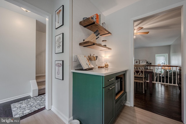 642 Lamplighter Way, Hockessin, DE 19707 - hall with light wood-type flooring and baseboards