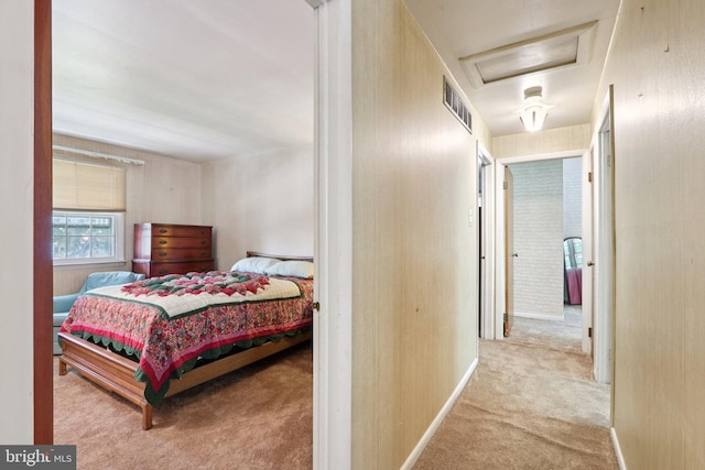21 Hemmings Way, Lawnside, NJ 08045 - bedroom featuring attic access and carpet flooring