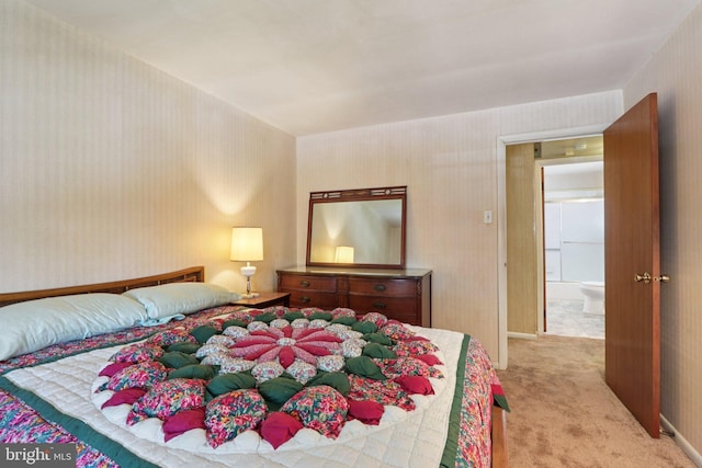 21 Hemmings Way, Lawnside, NJ 08045 - bedroom with carpet floors and wallpapered walls