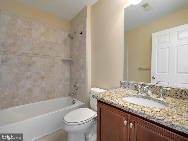 7730 Terraview Ct, Hanover, MD 21076 - full bath with vanity, bathtub / shower combination, and tile patterned floors